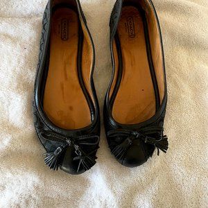 Coach Logo Ballet Flats